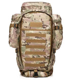 80L Waterproof Molle Camo Tactical Backpack