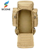 80L Waterproof Molle Camo Tactical Backpack