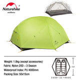 Naturehike  20D Ultralight Travel Tent