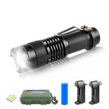 Mini LED Flashlight with Adjustable Focus