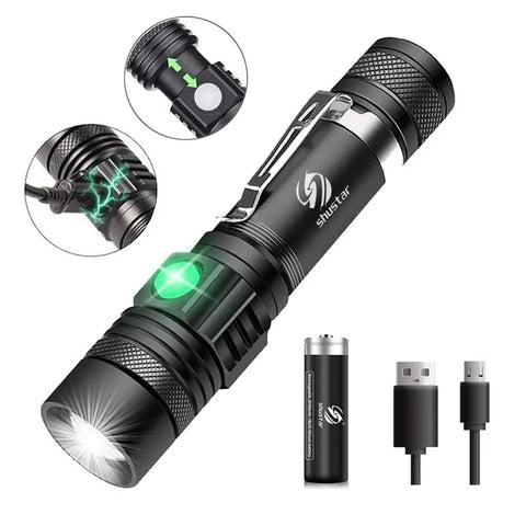 High Power Waterproof LED Flashlight